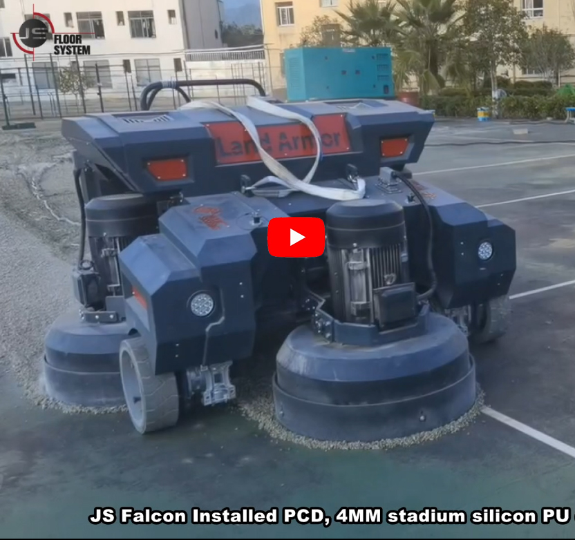 JS Falcon Installed PCD, 4MM stadium silicon PU can be removed just once